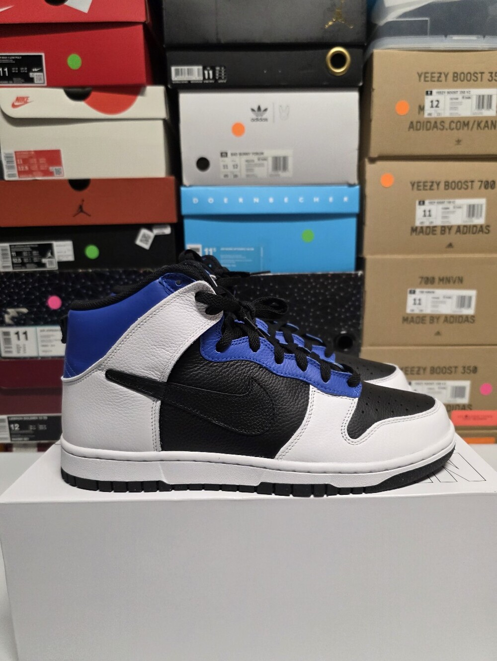 NIKE DUNK HI 'BY YOU' SZ 11 WITH MATCHING SOCKS